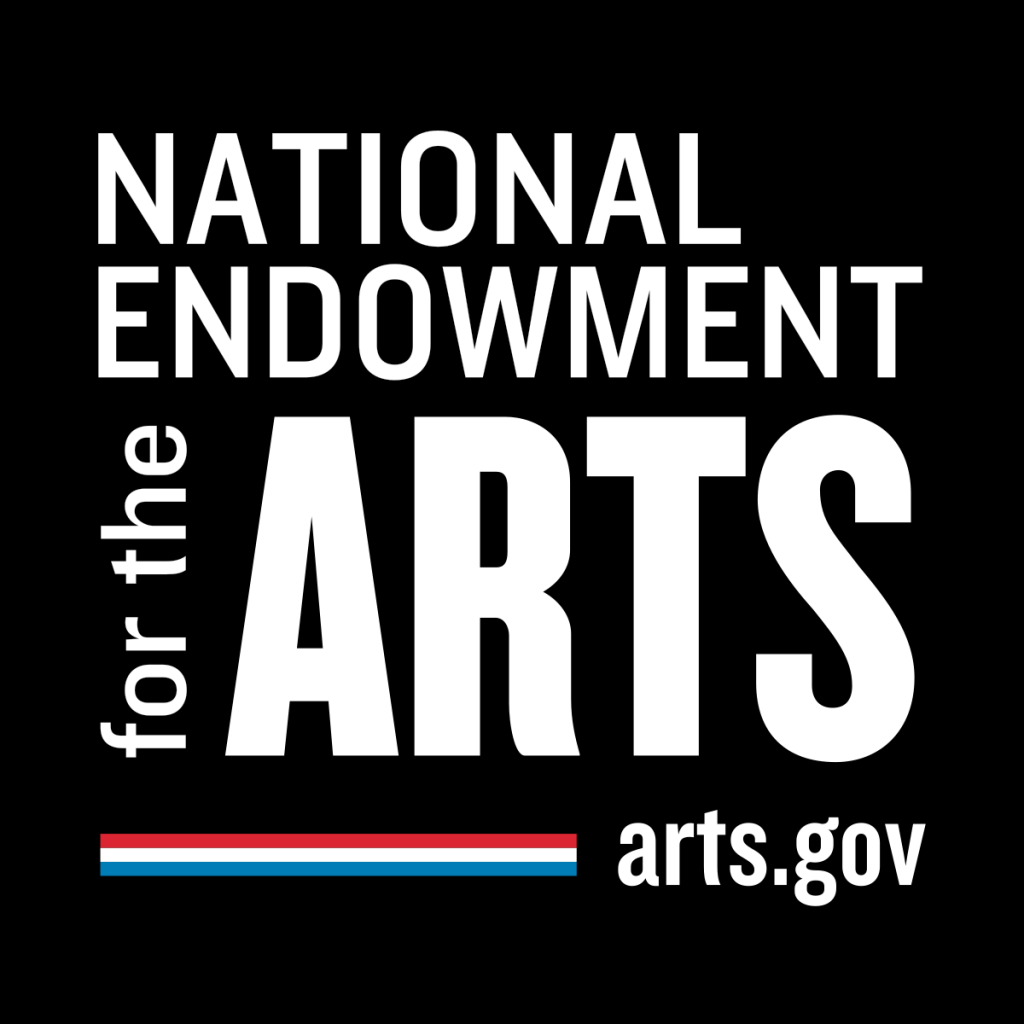 1200px National Endowment for the Arts NEA Logo 2018 Square on Black.svg