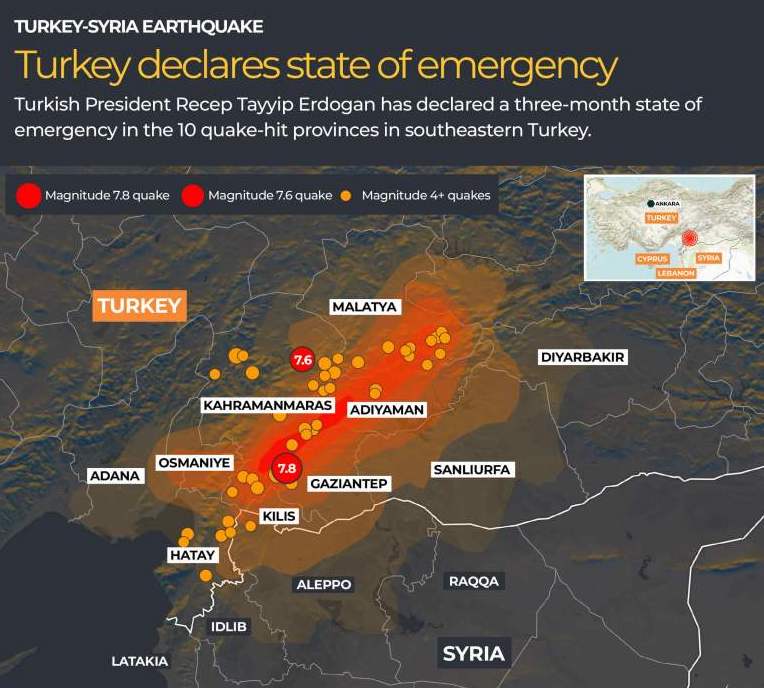 Interactive Turkey Syria Earthquake MAPPING DESTRUCTION 07 1