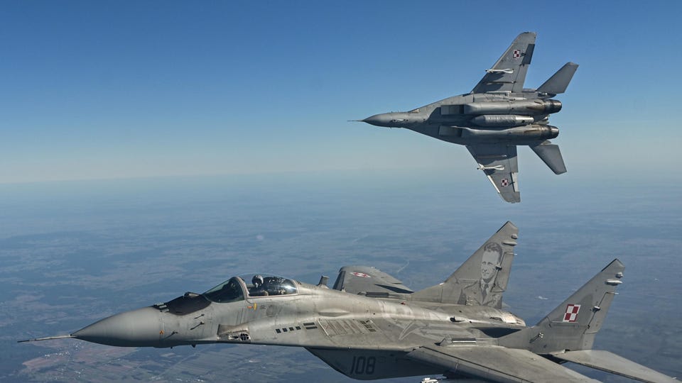Poland to Send Fighter Jets to Ukraine