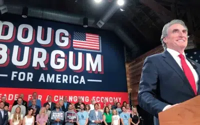 Is Doug Burgum Breaking Campaign Finance Laws to Try to Get on the Debate Stage?